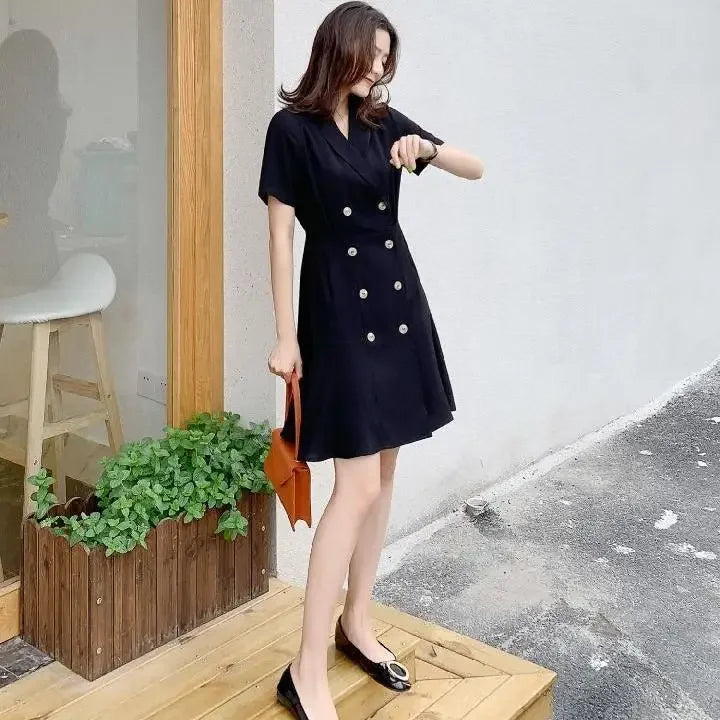 Woman Dress Formal Occasion Clothes Blazer Black Dresses for Women 2025 Short Mini Cheap Casual Sale Outfits Vintage New in Xxl