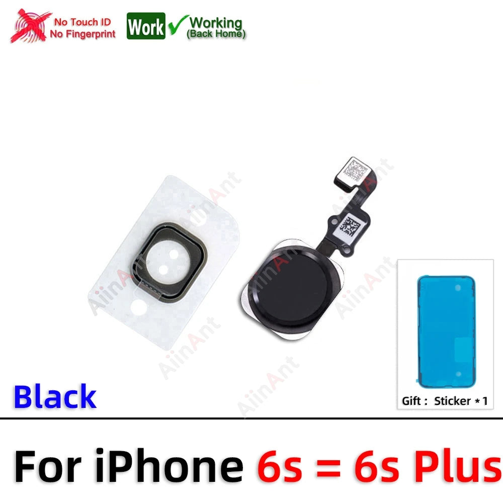 Waterproof Sticker + Flex For iPhone 7 8 6 6s Plus SE 2020 2022 2 3 Return Back Home Button Flex Cable Phone Parts