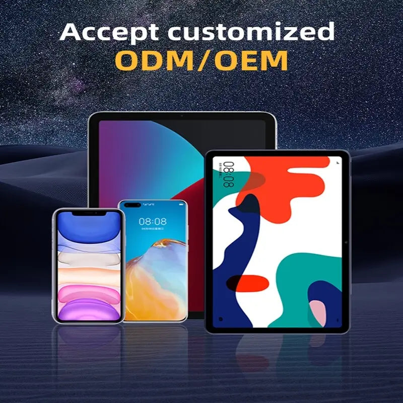 Originale iPhone-14-Pro-Max-LCD-Bildschirm-Baugruppe mit einer eleganten, modernen Smartphone-Anzeige mit einem lebhaften Farbverlauf und einem schlanken Metallrahmen, kompatibel mit der Marke sowie mit hoher chemischer Sicherheit.