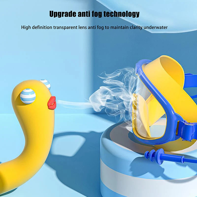 Anti-fog And Anti-ultraviolet/safety Optical Lenses/swimming Accessories Adult Electroplated Large Frame Swimming Goggles