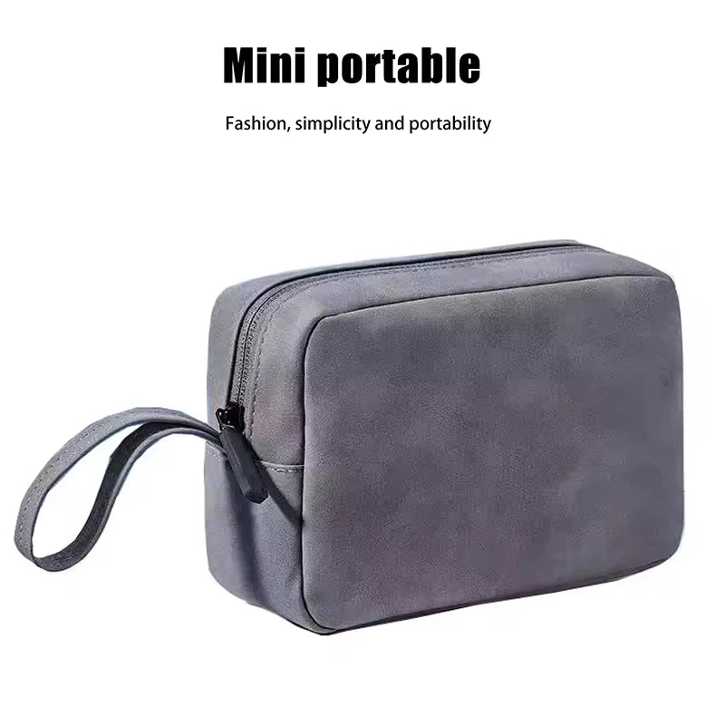 Power Bank Earphones Portable Bag Travel Organizer For iPhone Huawei Phone Cable Charger Cord Digital Accessories Storage Case