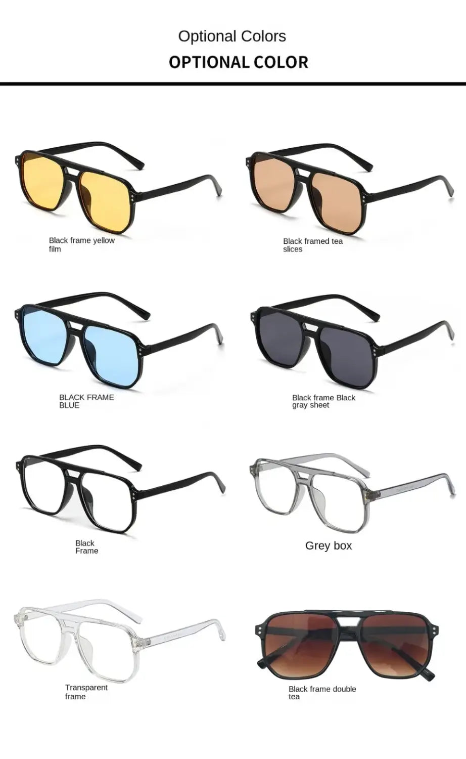 Black aviator-style vintage square sunglasses with a uv400 unisex black matte frame and gradient tinted lenses.