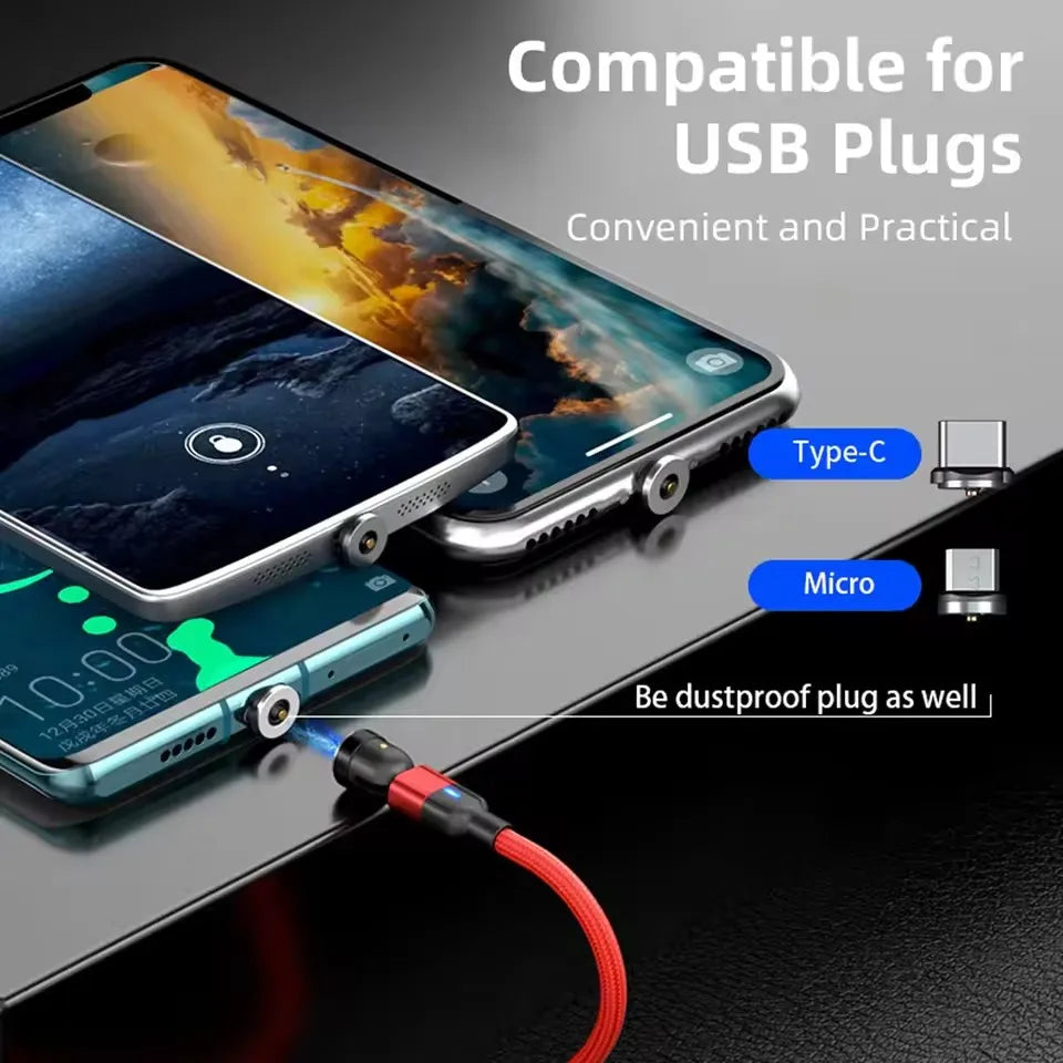 1-10Pcs Magnetic Head Charging Cable Adapter for Android Type C Magnetic Cable Plug Type C Micro USB C Plugs Magnet Charger Plug