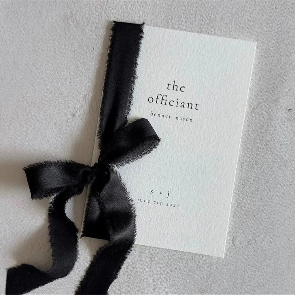Set of 2 Personalized Wedding Vow Books His and Her Paper Vow Books Customized Wedding Vow Book with Silk Ribbon gift for Bride