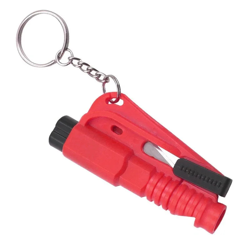 Safety Hammer with Rescue Whistle, Car Escape Tool,2-in-1 Window Breaker Seatbelt Cutter, Compact Emergency Escape Tool for Car