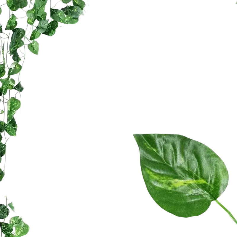 4/8/12m green artificial plant ivy leaf garland with glossy foliage and realistic vein pattern for garden decor