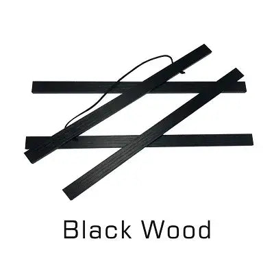 Black teak wood photo frame with a sleek minimalist design and smooth finish for magnetic poster hanging.