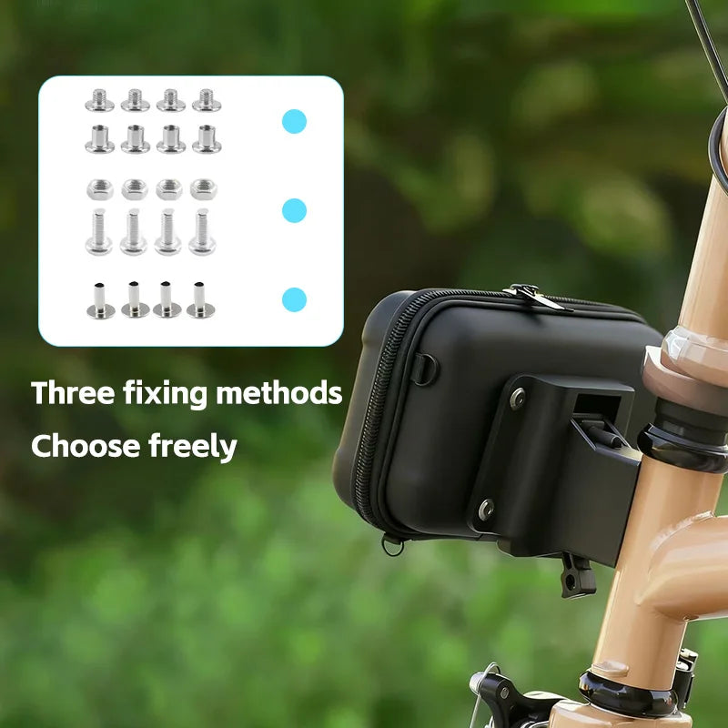 Bicycle Small Cloth Front Bag Accessories Pig Nose Adapter Pig Nose Bag Deck Buckle Car Bag Rack Front Deck