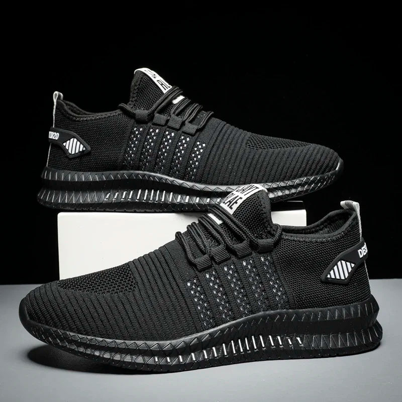 Fashion Sneakers Lightweight Men Casual Shoes Breathable Male Footwear Lace Up Walking Shoe Mens Casual Summer Shoes