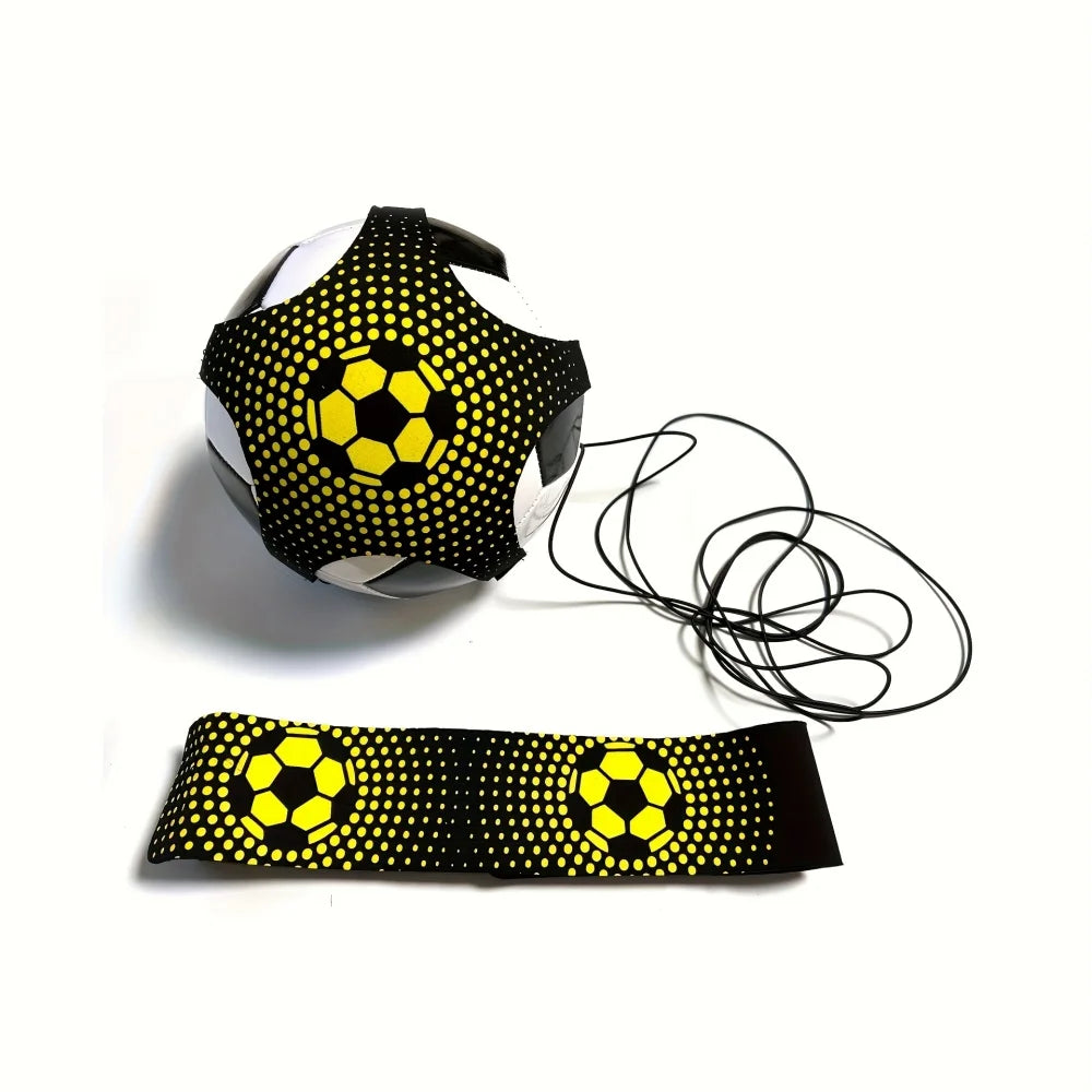 1 Set of Football Training Dribbling Straps, Rebound Practice Straps, Football Dribbling Equipment Training Tools, Suitable for Beginners