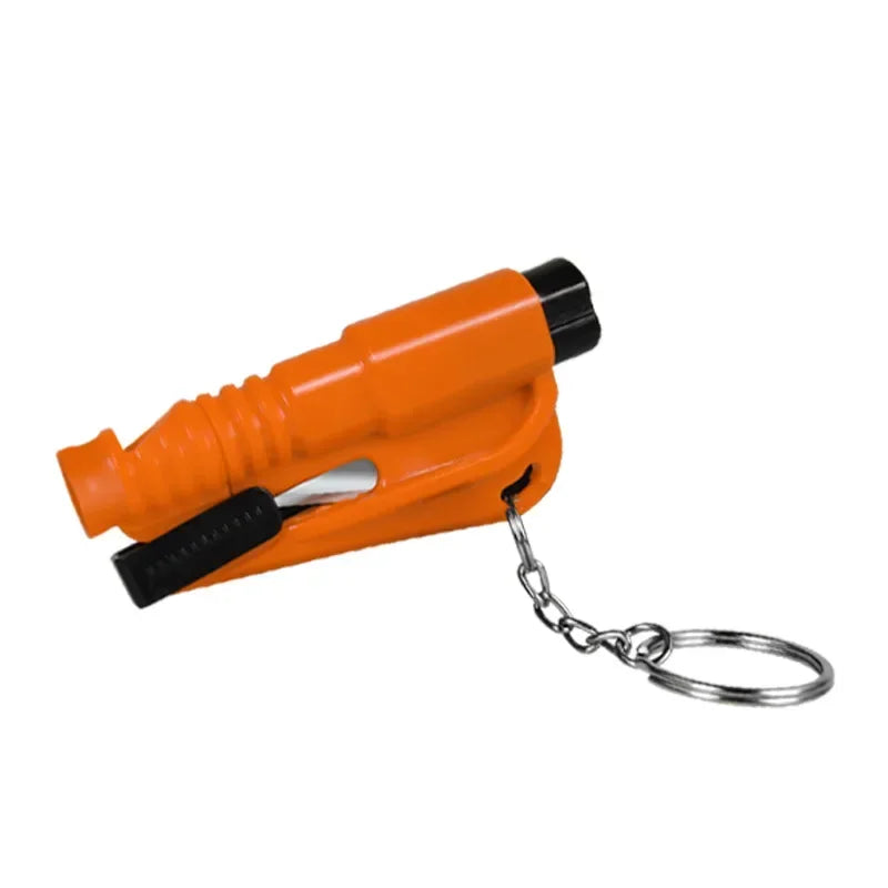 Safety Hammer with Rescue Whistle, Car Escape Tool 3-in-1 Window Breaker Seatbelt Cutter, Compact Emergency Escape Tool for Car