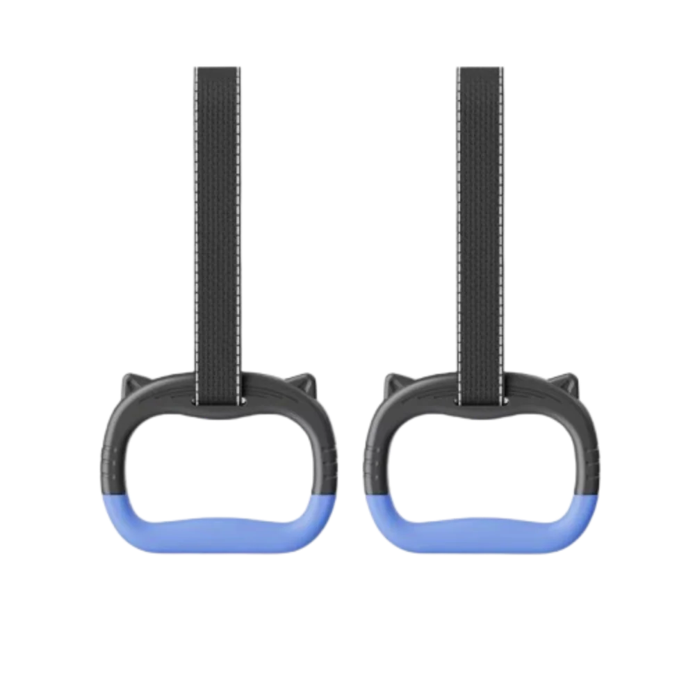 With Straps Gymnastic Rings Durable Adjustable Straps Pull Up Bar Comfortable Non-Slip Fitness Exercise Ring Gymnastics Practice