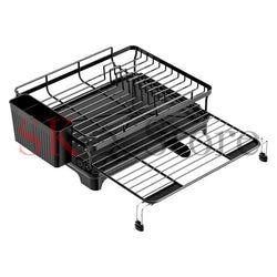 Kitchen countertop rack, household retractable dishes, chopsticks, dishes, cutlery, kitchen storage rack