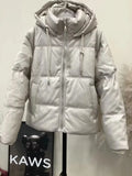 Winter Women's Cold Coat Winter Jackets For Women 2023 Warm Leather PU Parkas Winter Coat Promotion Female Outerwear