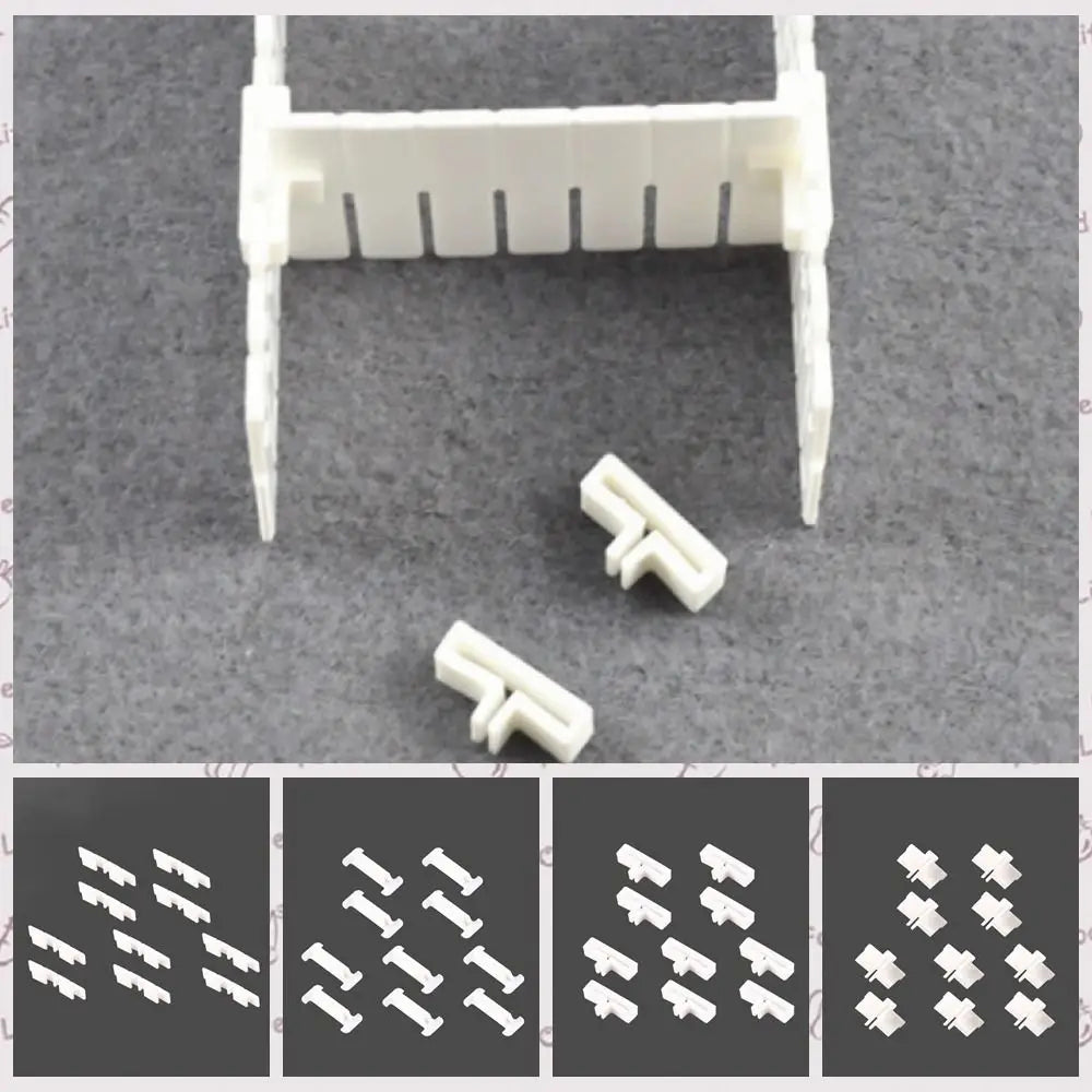 white plastic buckle fixing clip pieces designed as fixing clip drawer divider accessories for electronic assemblies