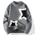 Men Streetwear O-neck Knitted Pullovers Outwear Casual Sweaters New Fashion Man Loose Sweaters Male Pullovers Winter Clothing 4X