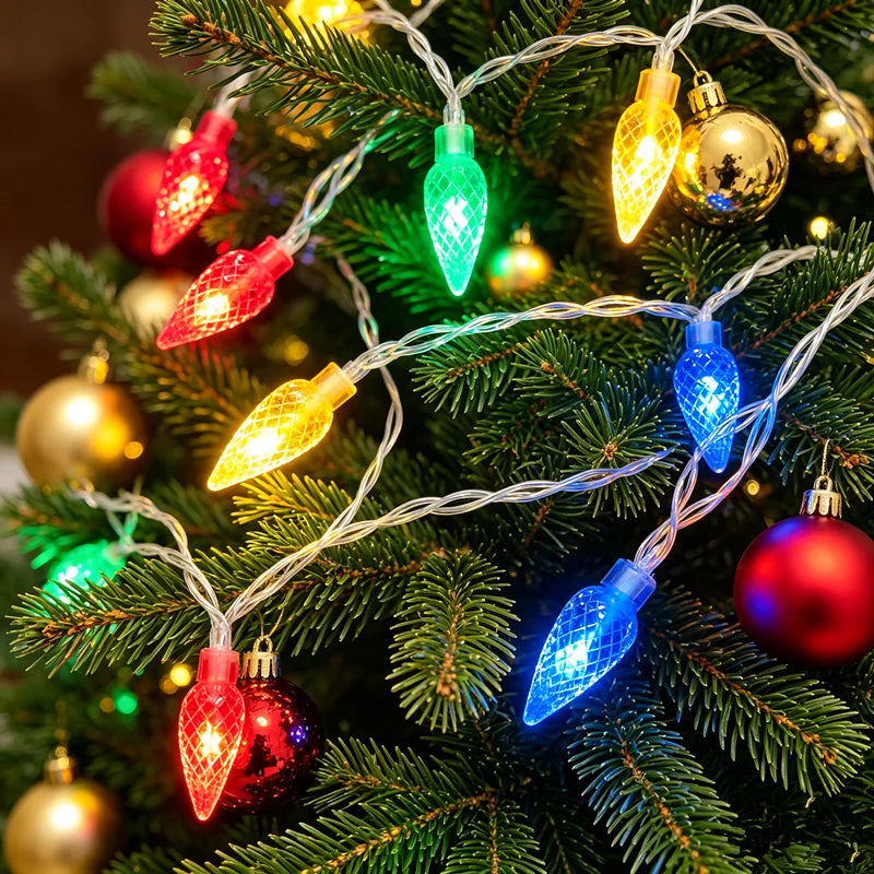 Leds Indoor String Lights RGB Fairy Night Lamp Room Party Decoration Christmas Tree Lights Battery USB Powered Hanging Decor