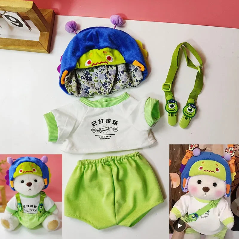 New Sale 30cm Nude Bear And Clothes Kawaii Bear Doll Clothes Soft Bear White Brown Comfortable Cute Cartoon Bear Gift Toys