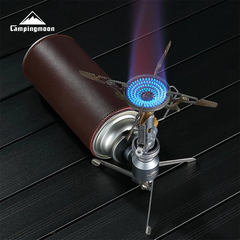 CAMPINGMOON  XD-2F Outdoor Portable Voltage Stabilized Integrated Gas Stove High Power Windproof Hiking Field Stove Cooker
