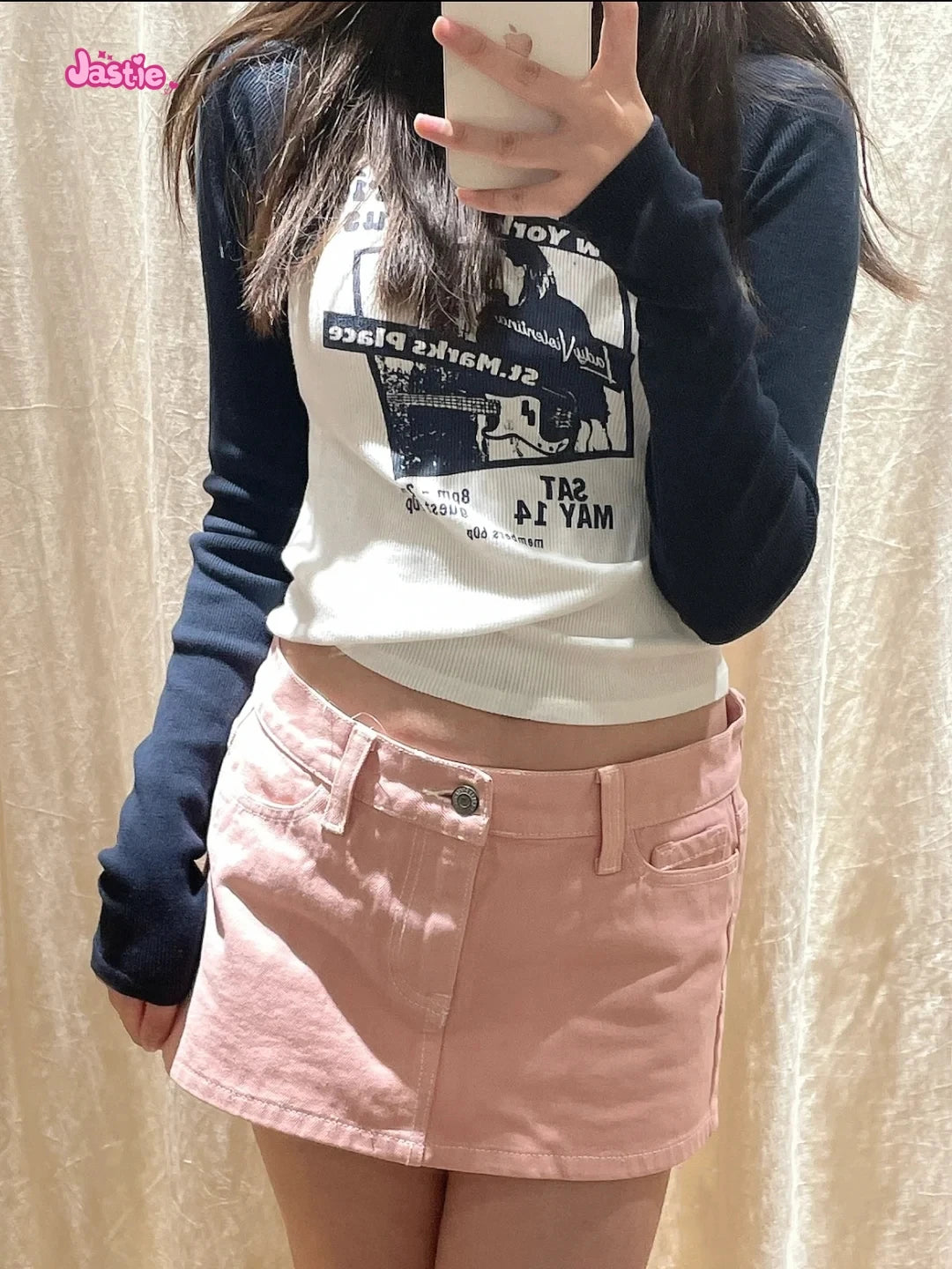 Casual Women Blue Denim Mini Skirts Summer Vintage High Waist Pockets A-line Skirts Female Y2k Streetwear Slim Bottoms 2024