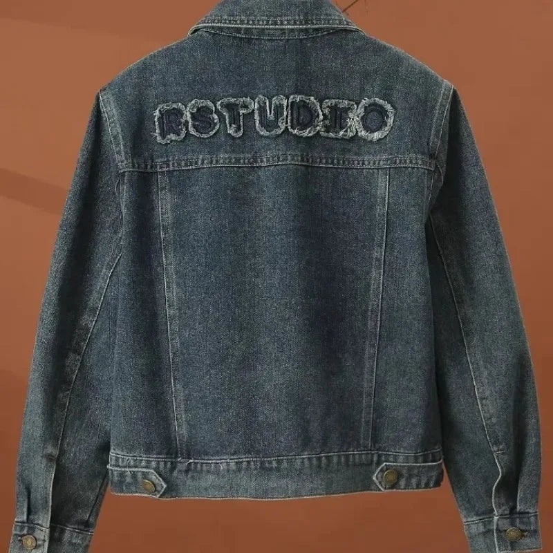 Short Denim Jacket for Women 2025 New Autumn Jacket Outer Slim Casual Women's Top