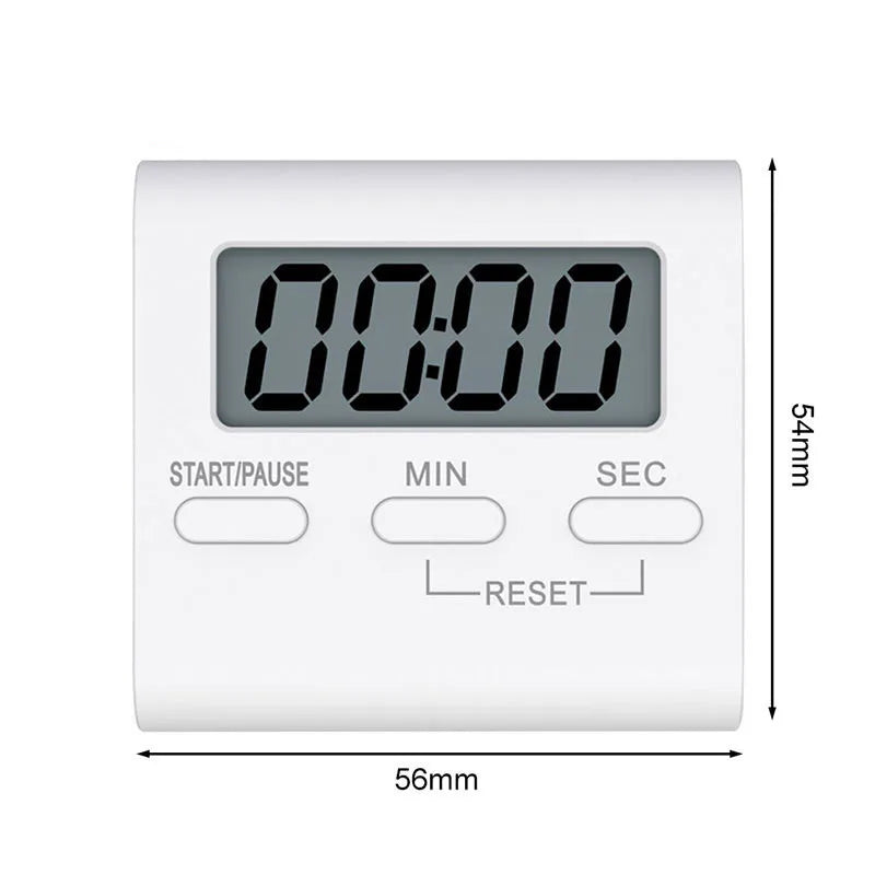 Magnetic Kitchen Gadget Digital Kitchen Timer - LCD Manual Countdown Cooking Timer Mechanical Digital Timer for Cooking