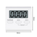 Magnetic Kitchen Gadget Digital Kitchen Timer - LCD Manual Countdown Cooking Timer Mechanical Digital Timer for Cooking
