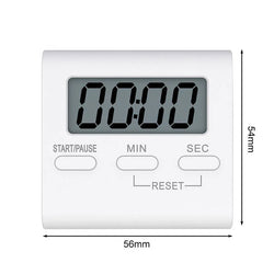 Magnetic Kitchen Gadget Digital Kitchen Timer - LCD Manual Countdown Cooking Timer Mechanical Digital Timer for Cooking