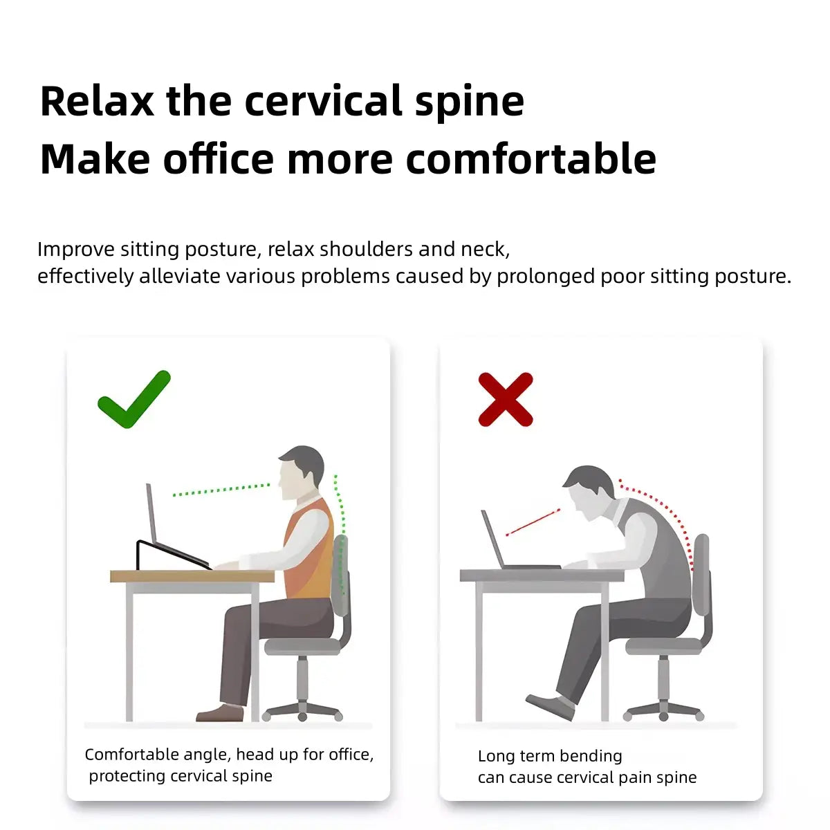soporte ajustable para portátil de aluminio en acabado plateado con diseño minimalista elegante para uso ergonómico en oficina