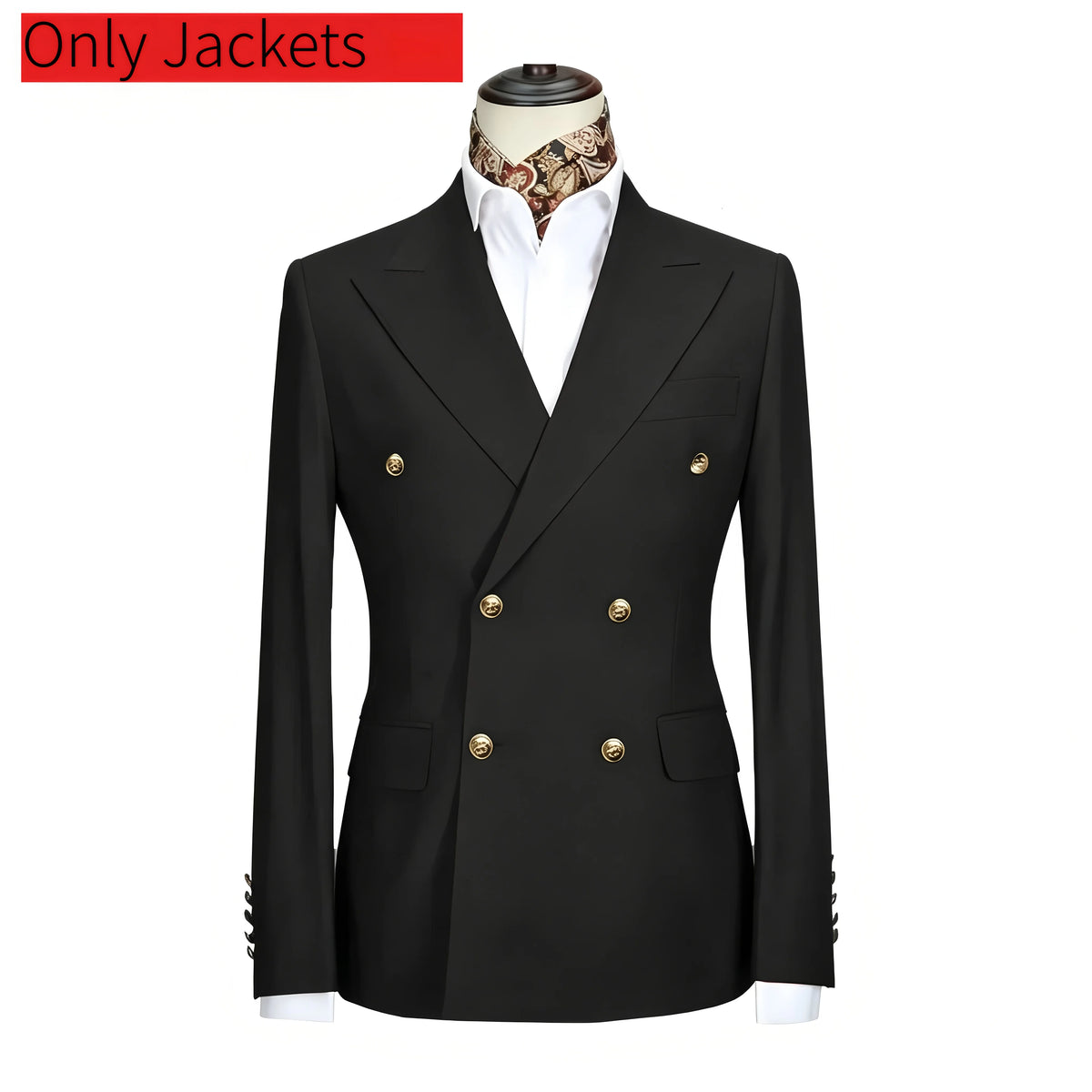 Men's Elegant Business Terno Casual Host Banquet Trousers Blazer Set Male Suit for Various Occasions