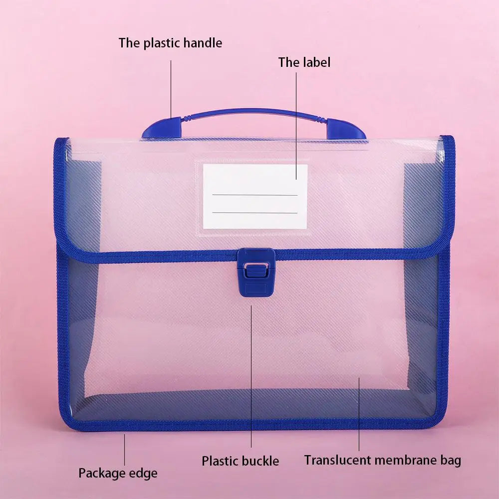 Office Supplies A4 File Folder Home Organization Expanding File Folders File Wallet File Storage Bag Document Bag File Folder