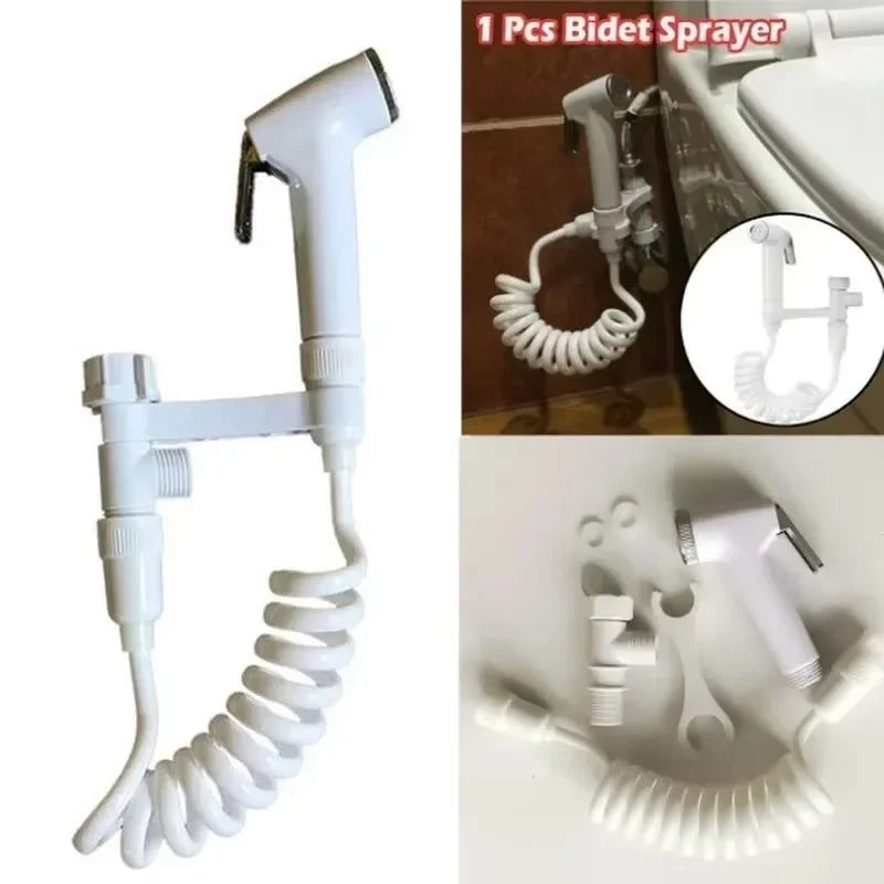 Bathroom Accessories Toilet Bidet Tap Handheld Shower Portable Bidet Sprayer Gun Seat Spray Without Drilling Shower Accessory
