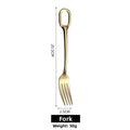 Western Dining Utensils Three-Piece Set Steak Knife Fork Soup Spoon Stainless Steel Cutlery Dishwasher Safe Dinnerware Set