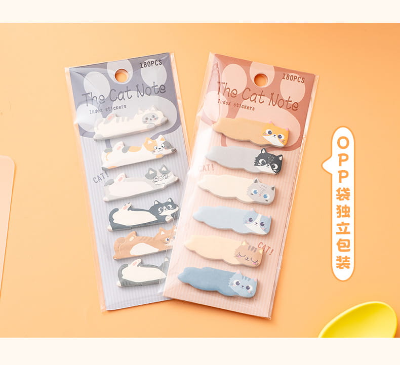 1 Set Stationery Diy Leisure Cat Series Cute Paper Memo Pad Sticker Post Sticky Notes Notepad School Office Supplies