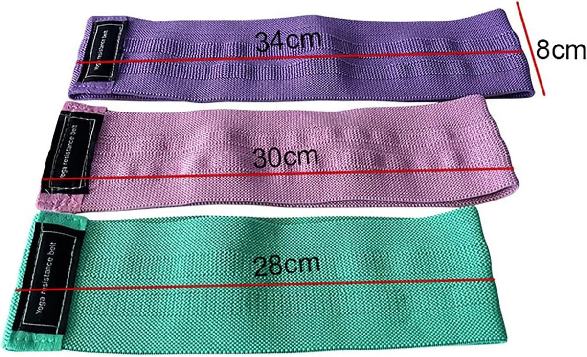 Resistance Bands for Working Out, Fabric Exercise Bands for Legs and Butt, Workout Bands for Women and Men for Yoga Starter Set