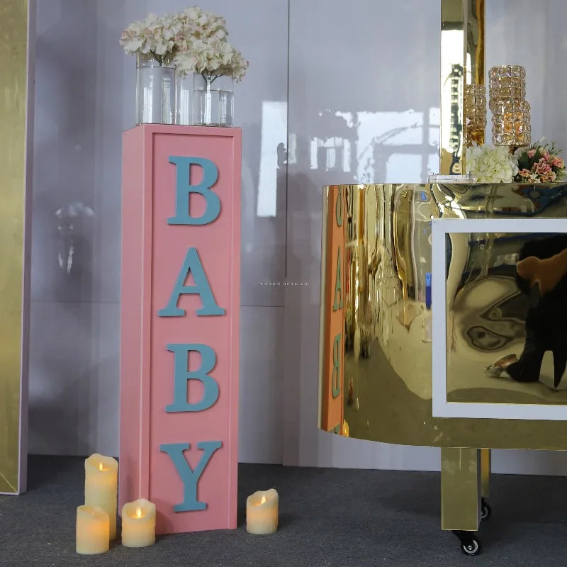 Wedding Events Supplies Party Decoration Supplies Baby Shower Pink  Boxes Props Baby Shower Box Birthday Party Decoration