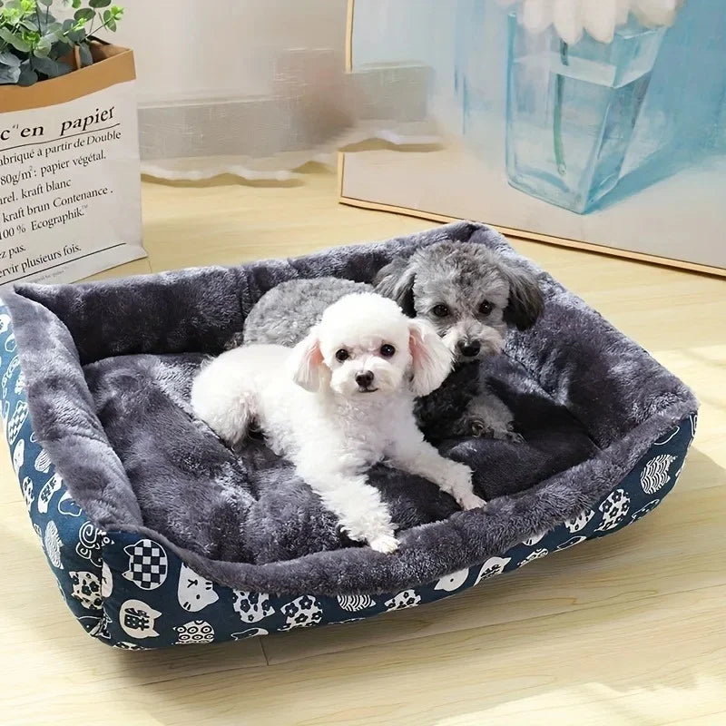 Pet Dog Bed Sofa Mats Winter Pet Products Coussin Chien Accessories Dogs Basket Supplies For Large Medium Small House Cat Bed