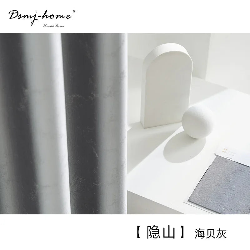 Home Decor Modern Fashion Curtains for Living Room Luxury Bedroom High-precision Elegant Sunshade Finished Customization