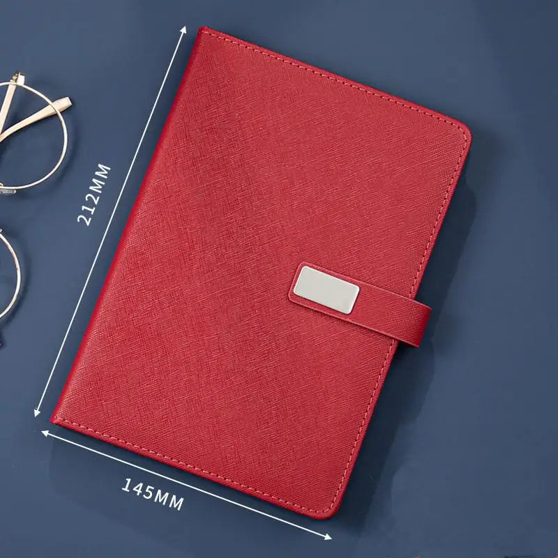 Deluxe PU Leather Corporate Set Includes Notebook and Stylus Pen Refill Gift for Office Employees Business Partners