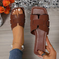Summer Women Slippers Fashion Beach Flats Shoes 2024 New Casual Sandals Dress Walking Flip Flops Open Toe Slides Mujer Zapatos