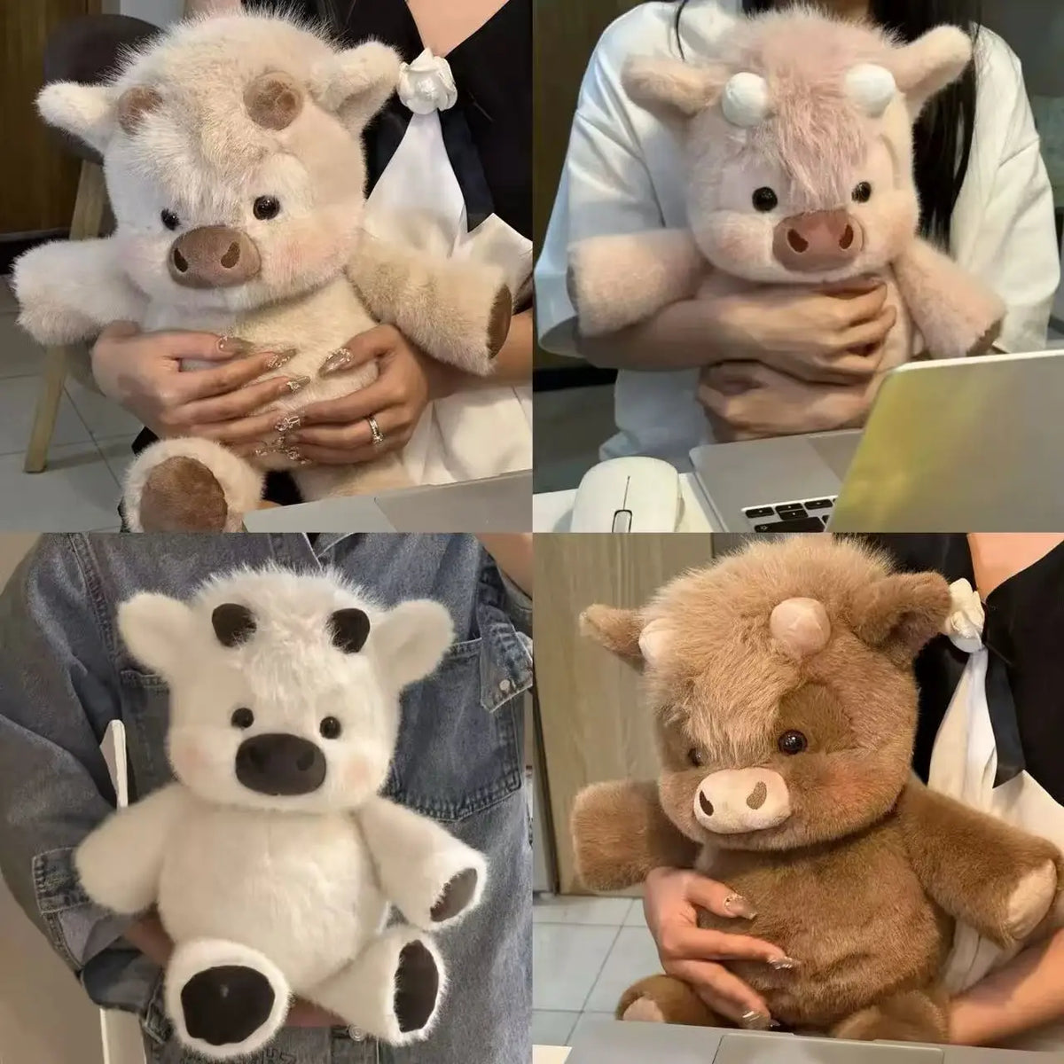 Creative Gift Soft Pig Stuffed Animal Plush Pillow Emotional Support Cute Stuffed Animals Plush 17.7inch Stuffed Toys