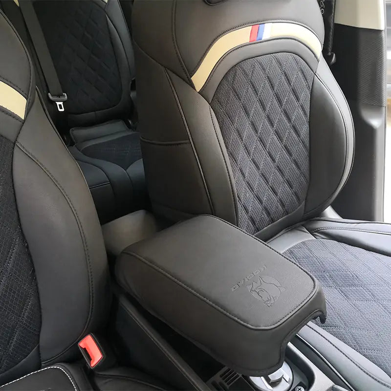 Car Accessories For Skoda Kodiaq 2017-2024 Car Center Console Arm Rest Protection Cushion Armrests Storage Box Cover Pad