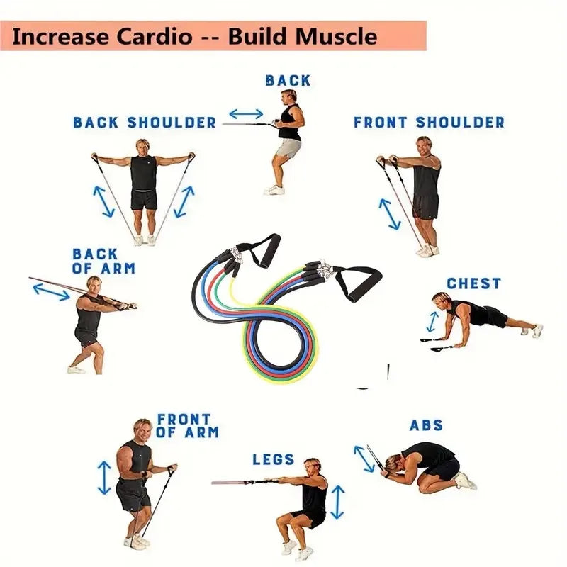Sport Rubber Band for Fitness Equipment Resistance Bands Elastic Band for Pulling Up Gym Exercise Training Portable Body Sports