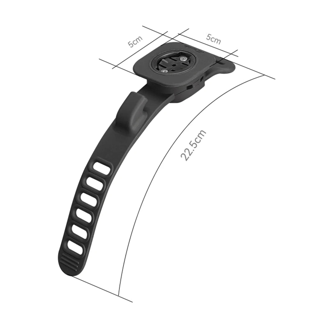 Silicone Bicycle Computer Mount Non-slip Bicycle Handlebar Computer Mount Multi-Function Bike Computer Stand Cycling Accessories