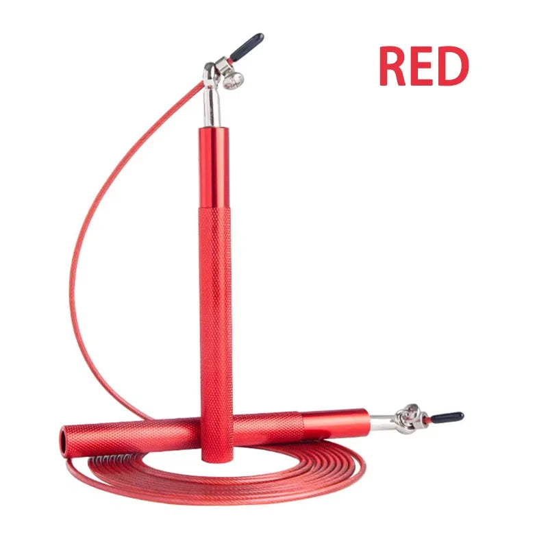 Steel Wire Skipping Rope Fitness Sports Equipment Bearings Skipping Rope Middle School Students Training Aluminum Alloy