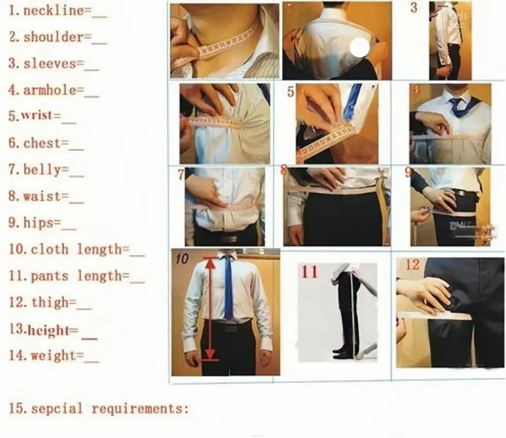 Smoking trois pièces ajusté pour homme, comprenant une chemise blanche boutonnée, une cravate bleue et un pantalon noir, conçu pour un costume pour homme élégant, avec type de fermeture ajustable et tour de poitrine ajusté.