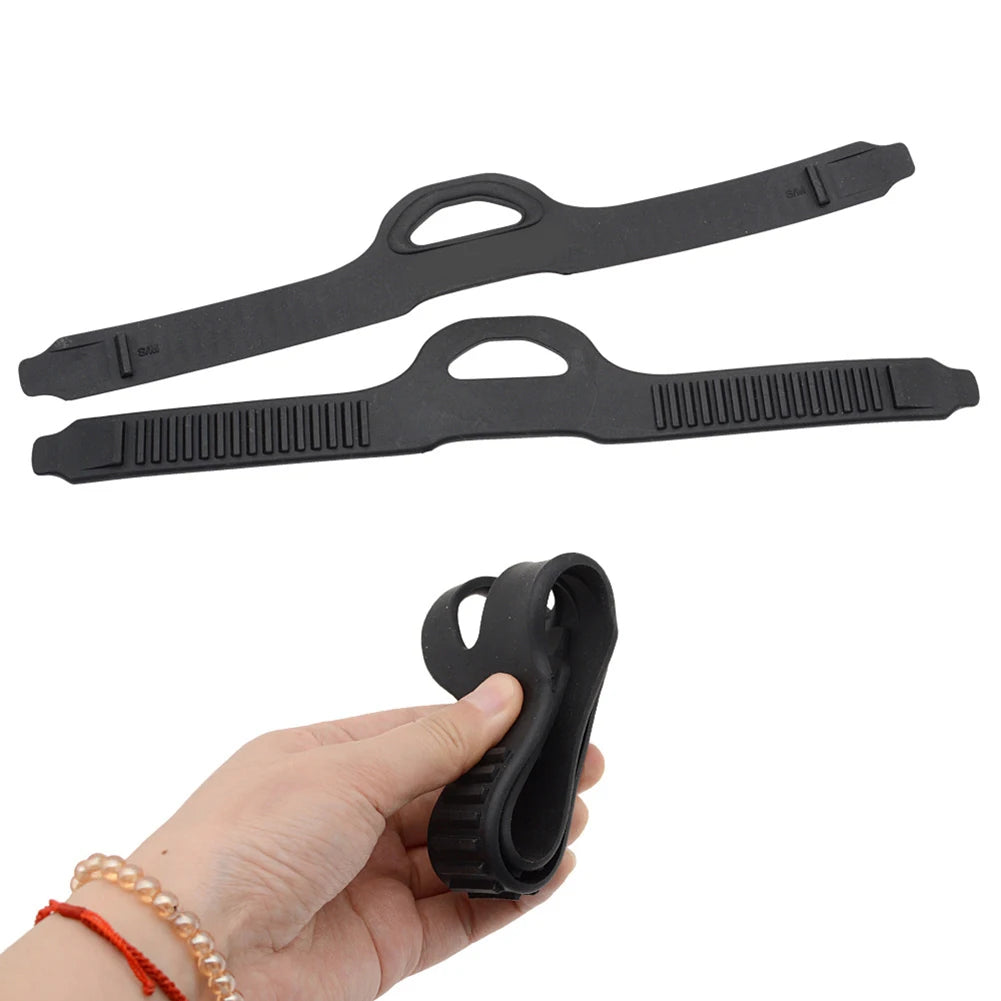 1 Pair Adjustable Scuba Diving Fins Accessories Swimming Fins Straps With Quick Release Buckles Fin Flippers Strap TPR Fin