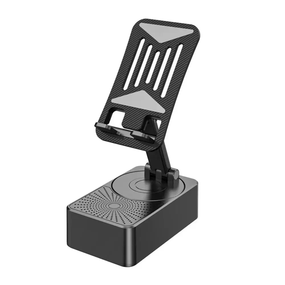 3-in-1 Bluetooth Speaker Phone Power Bank Foldable Wireless Speaker Phone Stand with Anti-Slip Pads For Video Meeting Live
