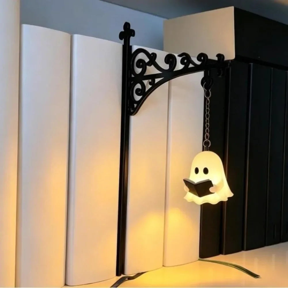 Ghost Book Shelf Lantern Library Lantern-Decorative Bookshelf Lighting Book Shelf Lights for Home Library Reading Bookcase