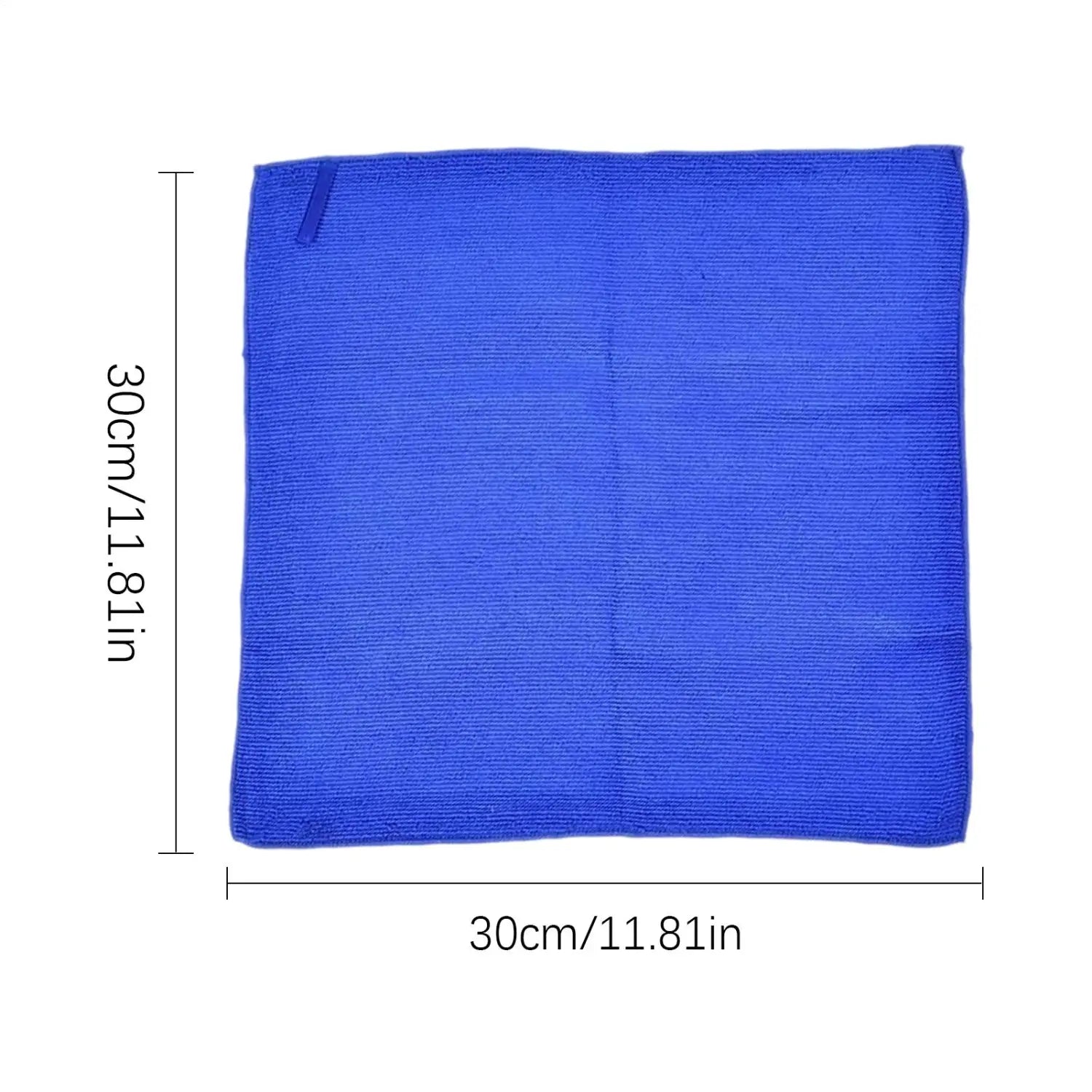 Leuchtend blaues, strukturiertes Mikrofasertuch für Tonerde (Clay Bar) mit Reißverschluss zur Autopflege und Tiefenreinigung.